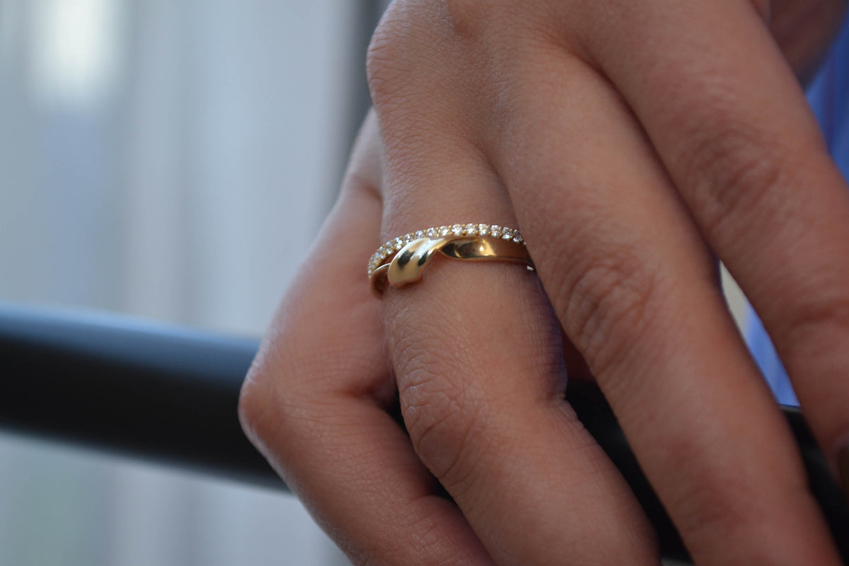 6k Gold Emily Ring