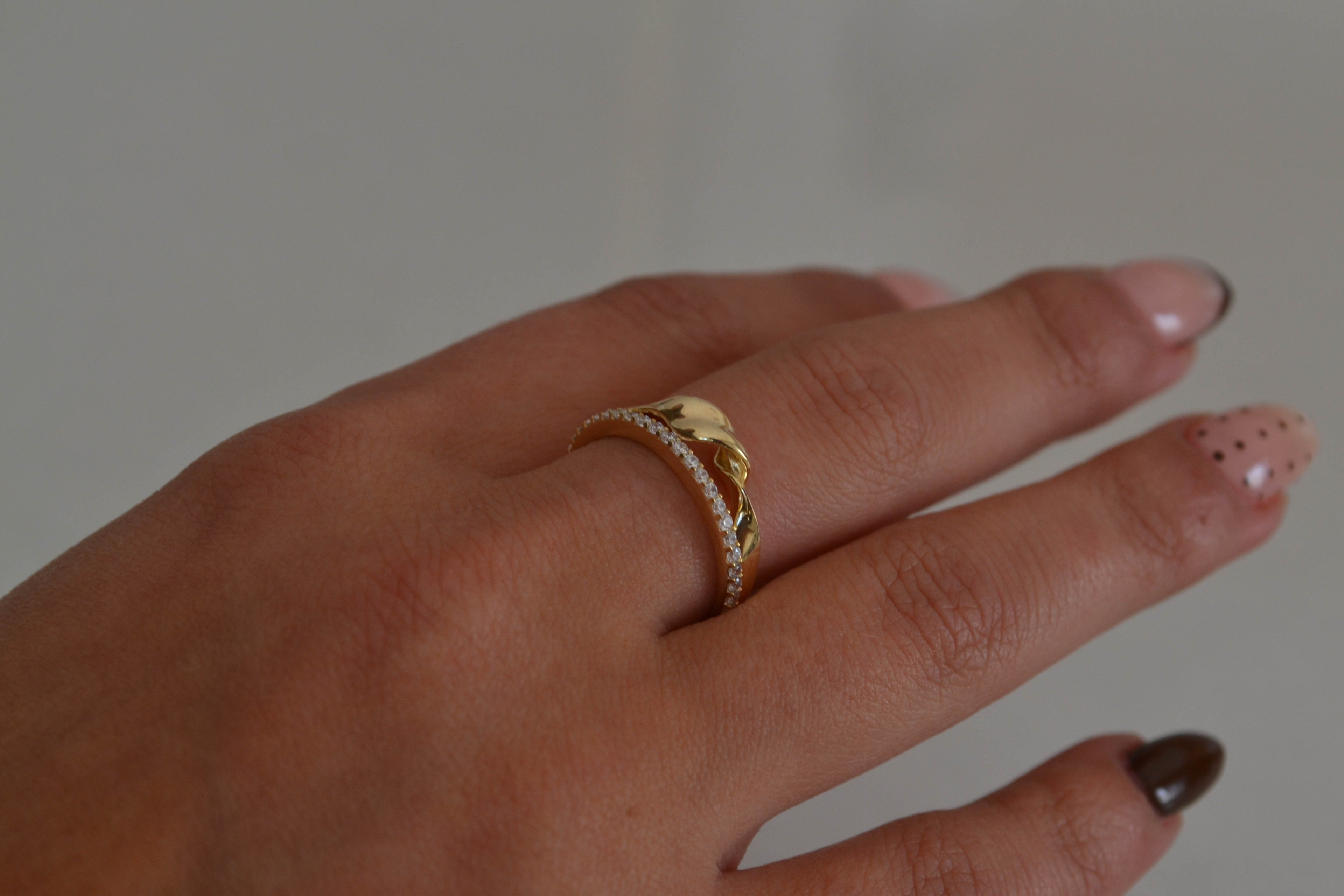 6k Gold Emily Ring