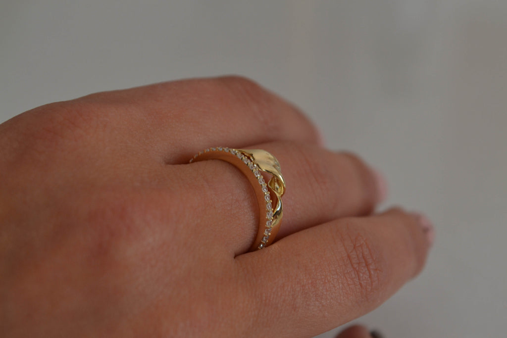 6k Gold Emily Ring