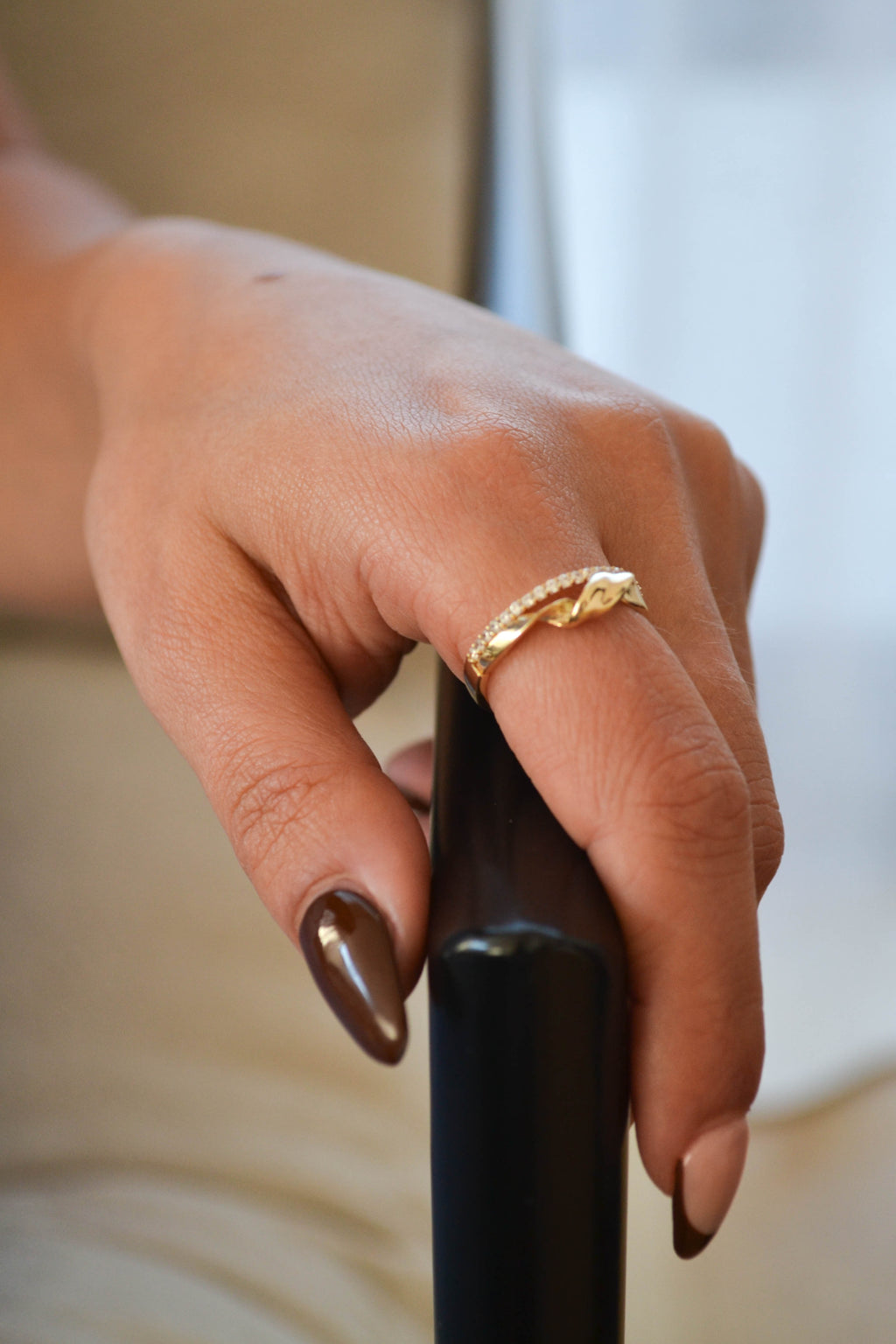 6k Gold Emily Ring