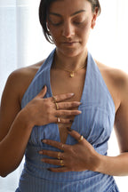 6K Gold Locked in Love Necklace