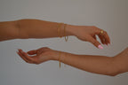 6K Gold Open Circle Bangle