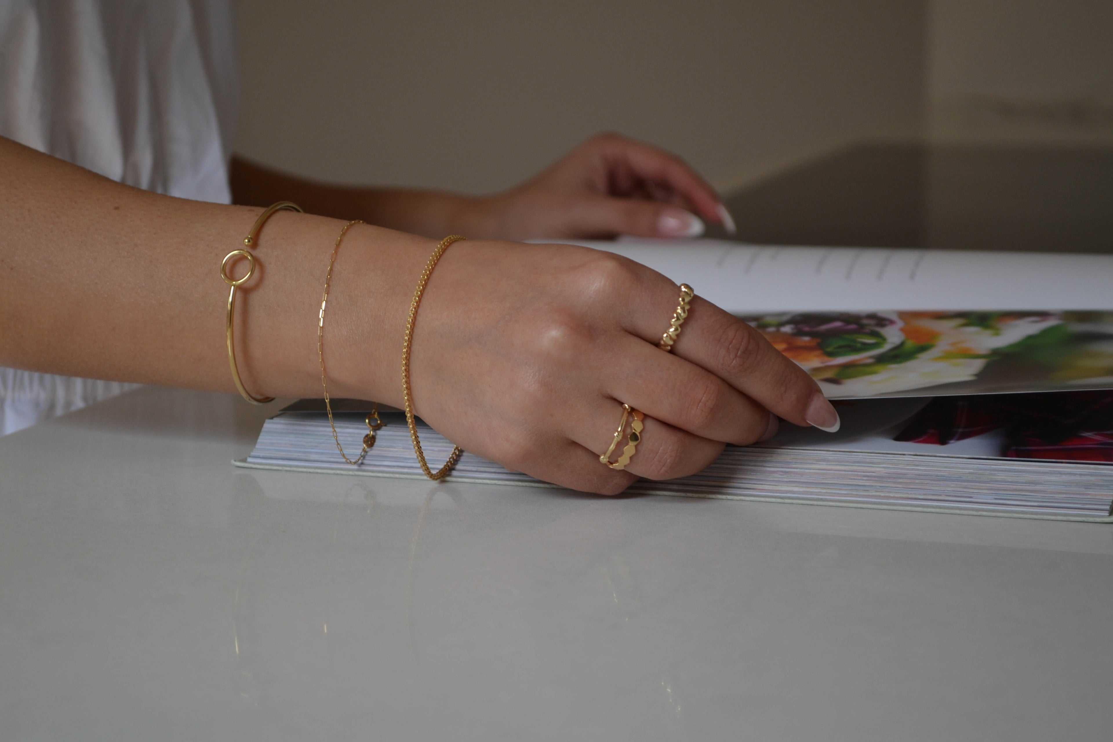 6K Gold Honey Ring