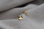 6K Gold Four-Leaf Clover Studs