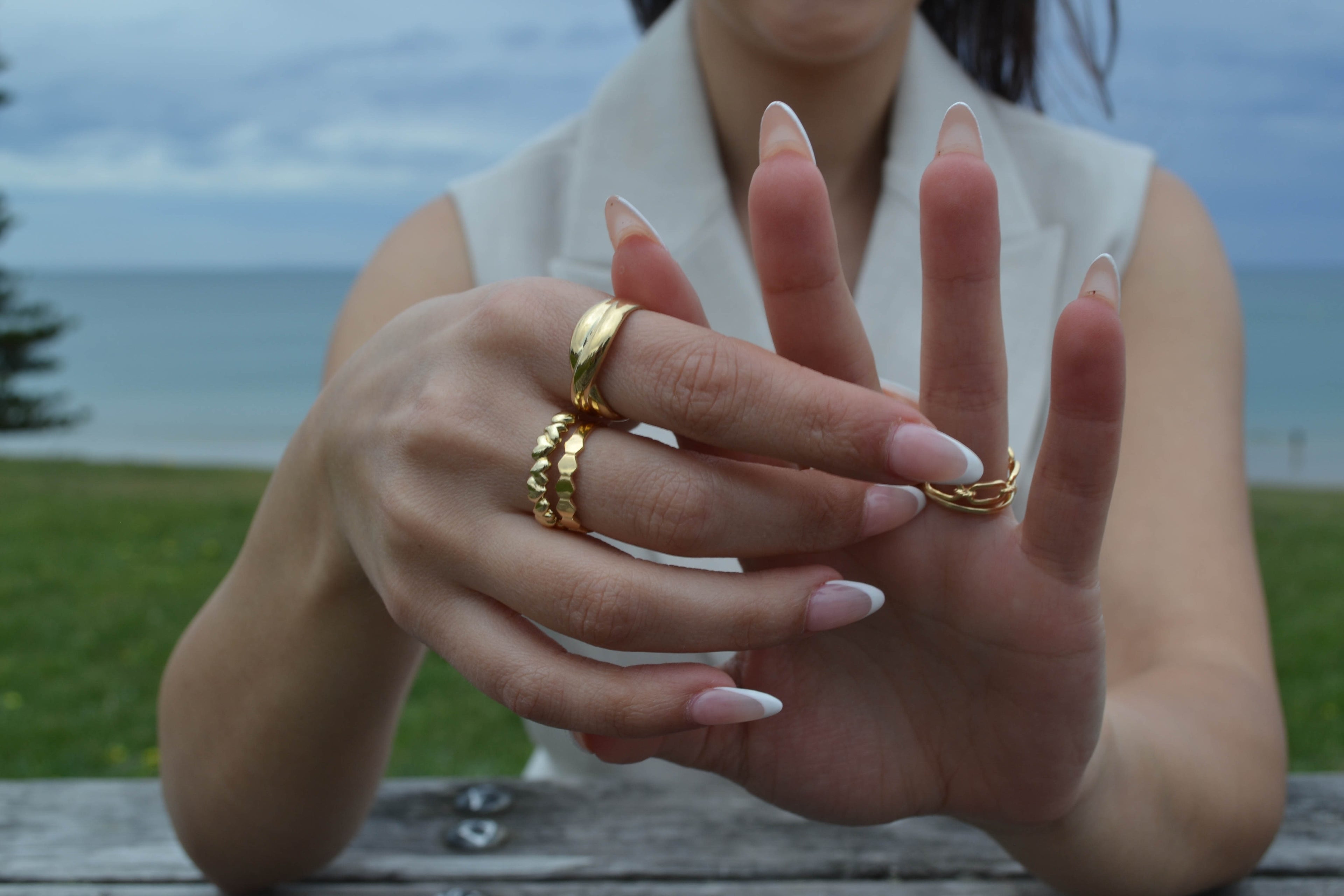 6K Gold Honey Ring