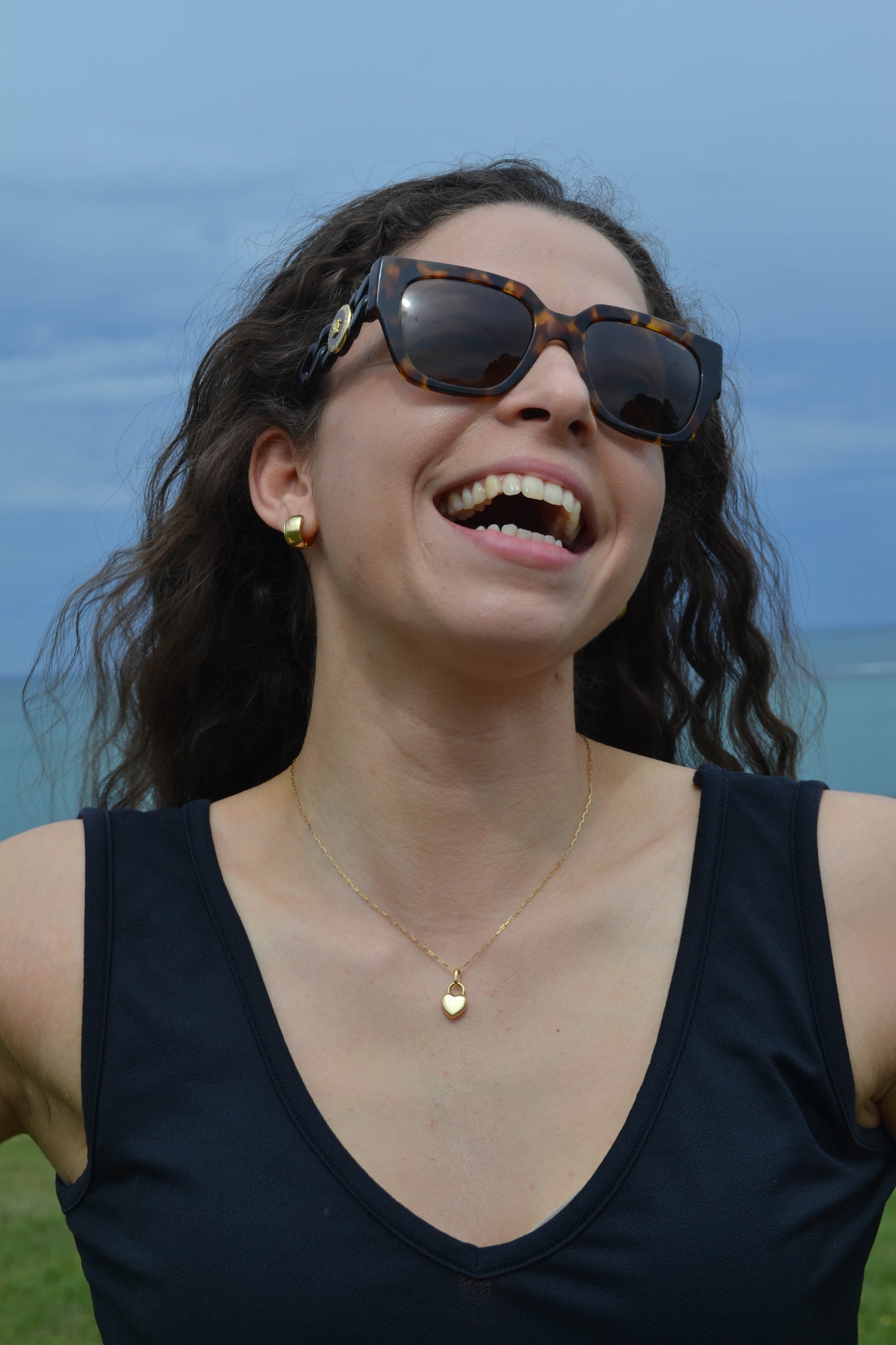 6K Gold Locked in Love Pendant