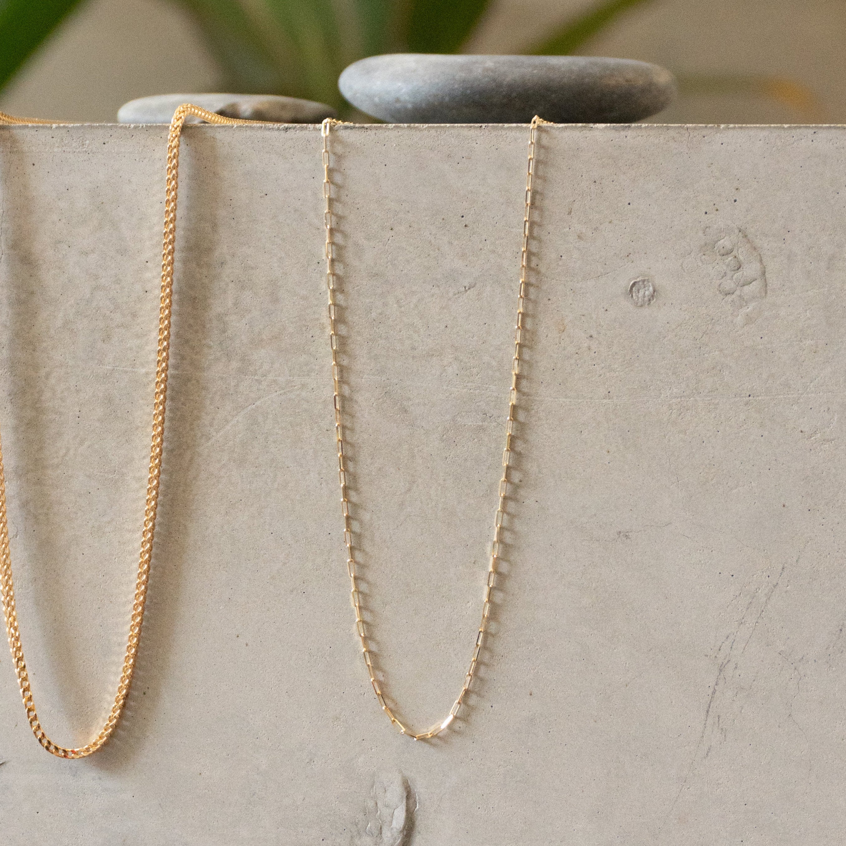 Fine Paperclip Necklace