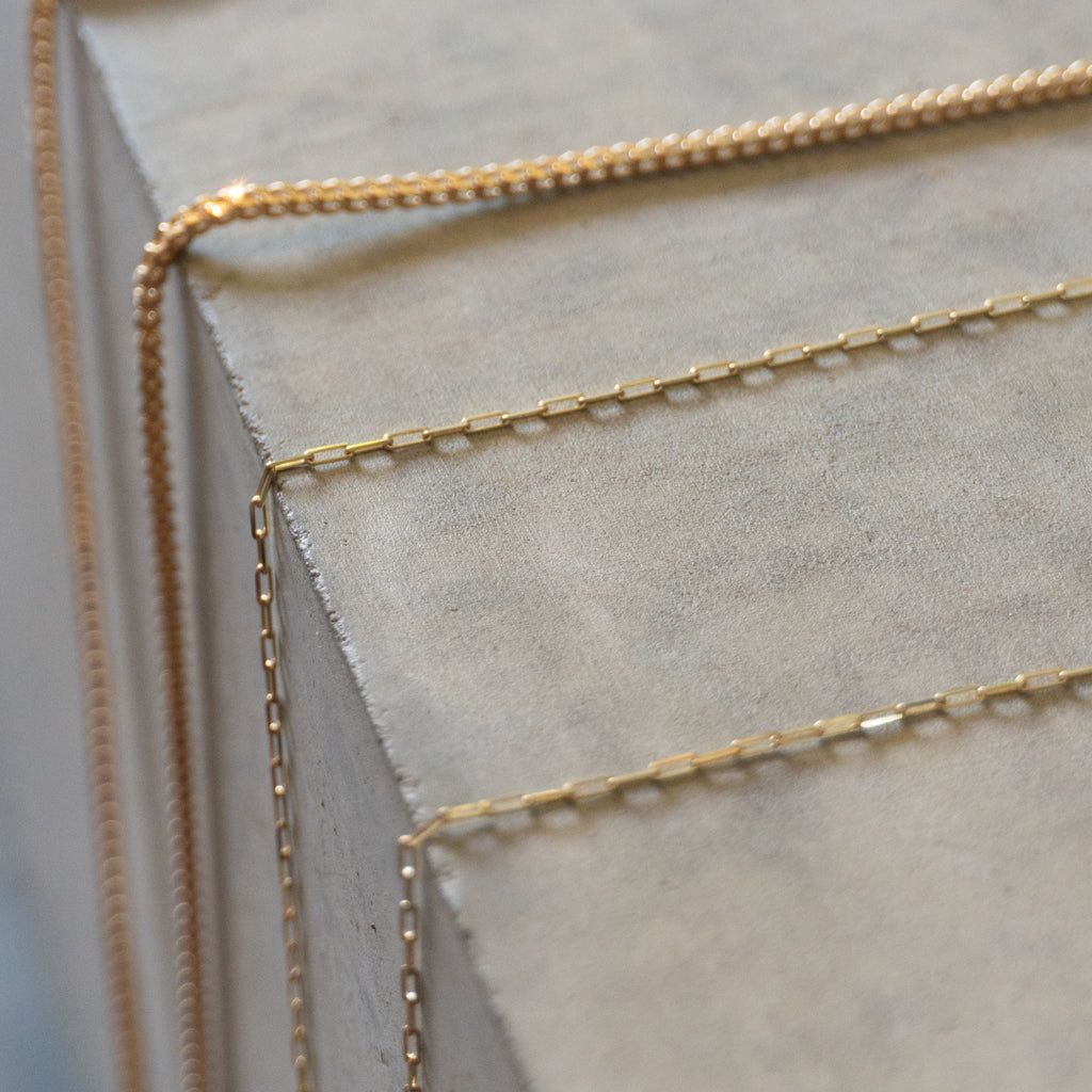 Fine Paperclip Necklace