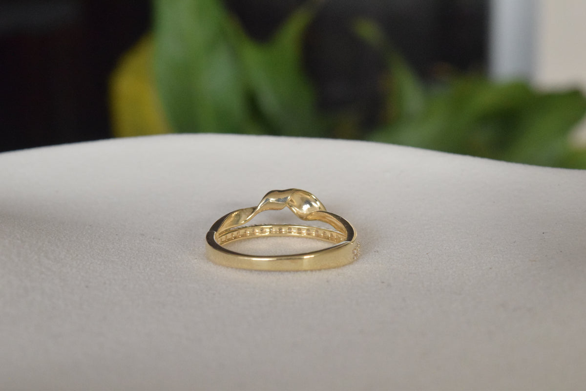 6k Gold Emily Ring