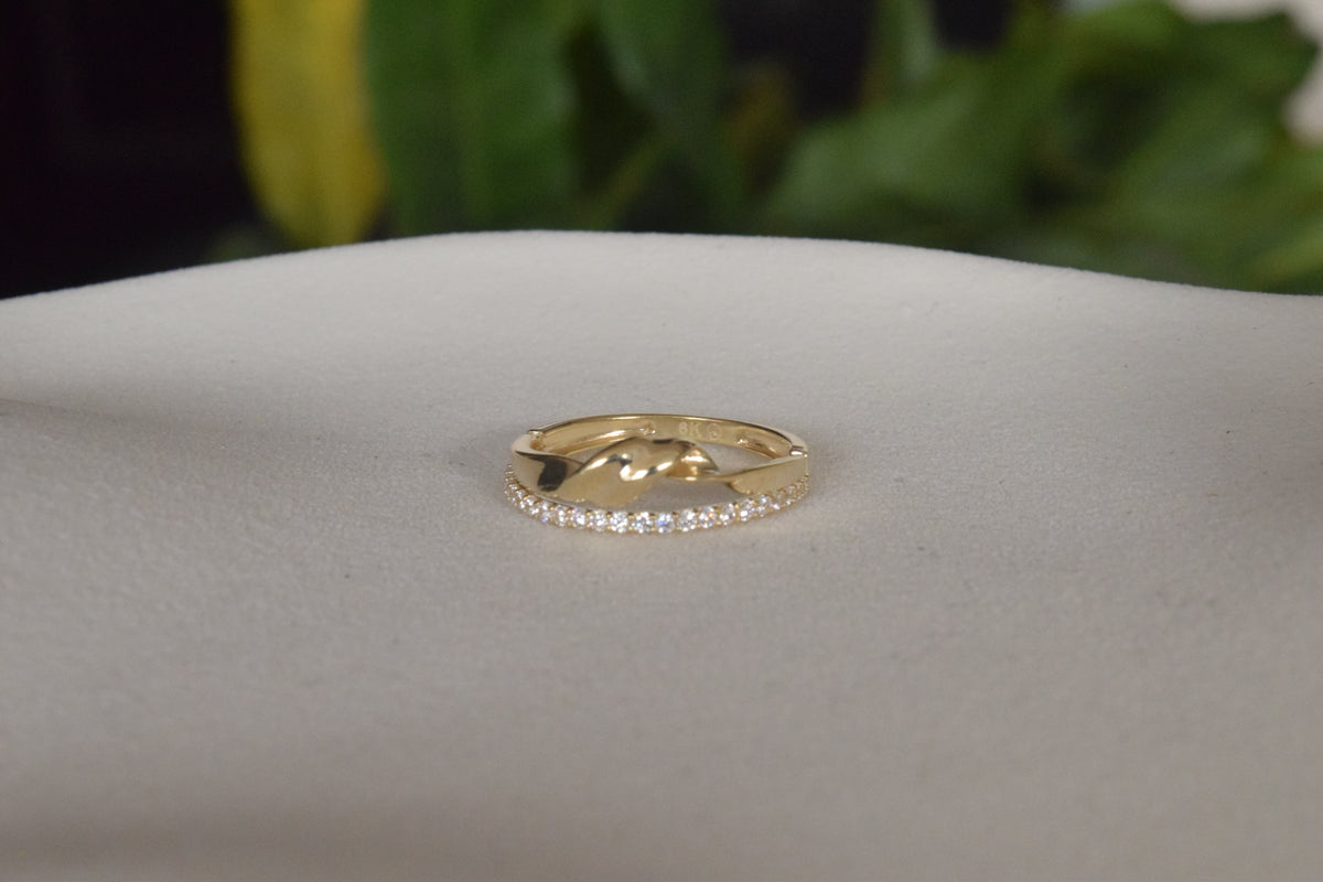 6k Gold Emily Ring